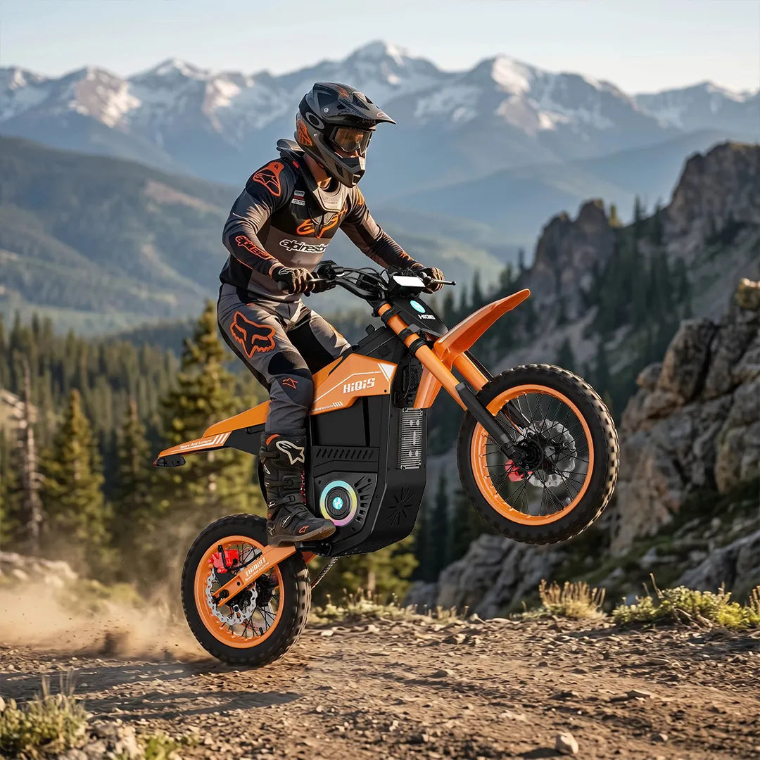 How to Ride an HiQiS Electric Dirt Bike on Rocky Trails