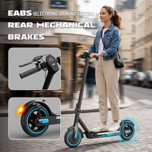 V10 Pro Scooter Elettrico da 500W con Pneumatici a Nido d'Api da 10 Pollici