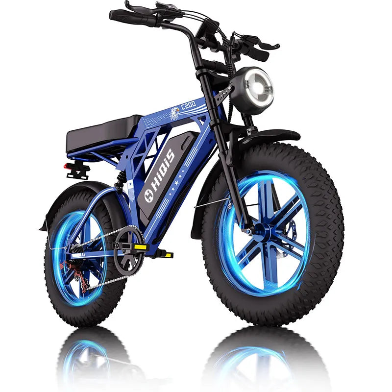 HiQiS C200 Mountain Fat Tire Electric Bike