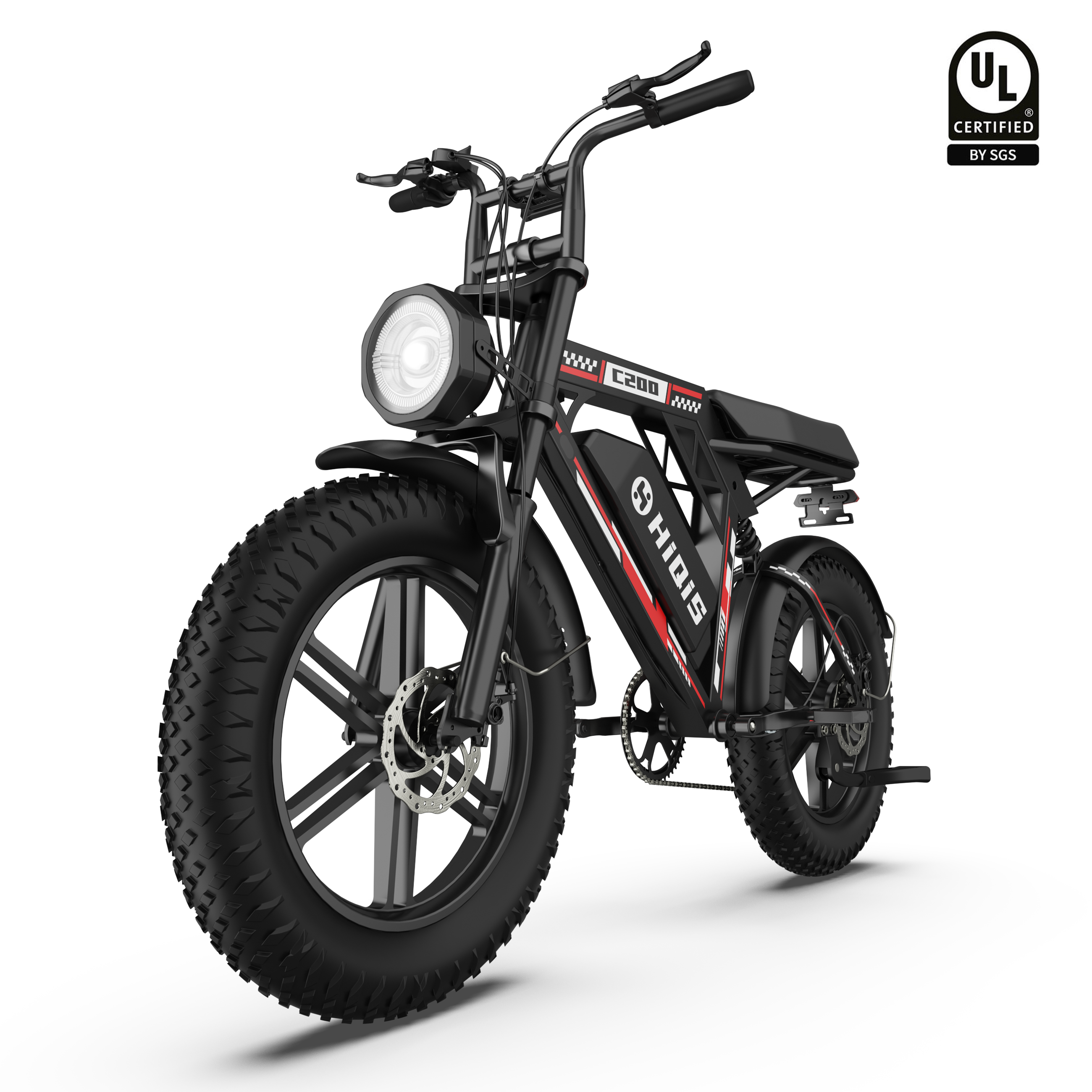 HiQiS C200 Mountain Fat Tire Electric Bike