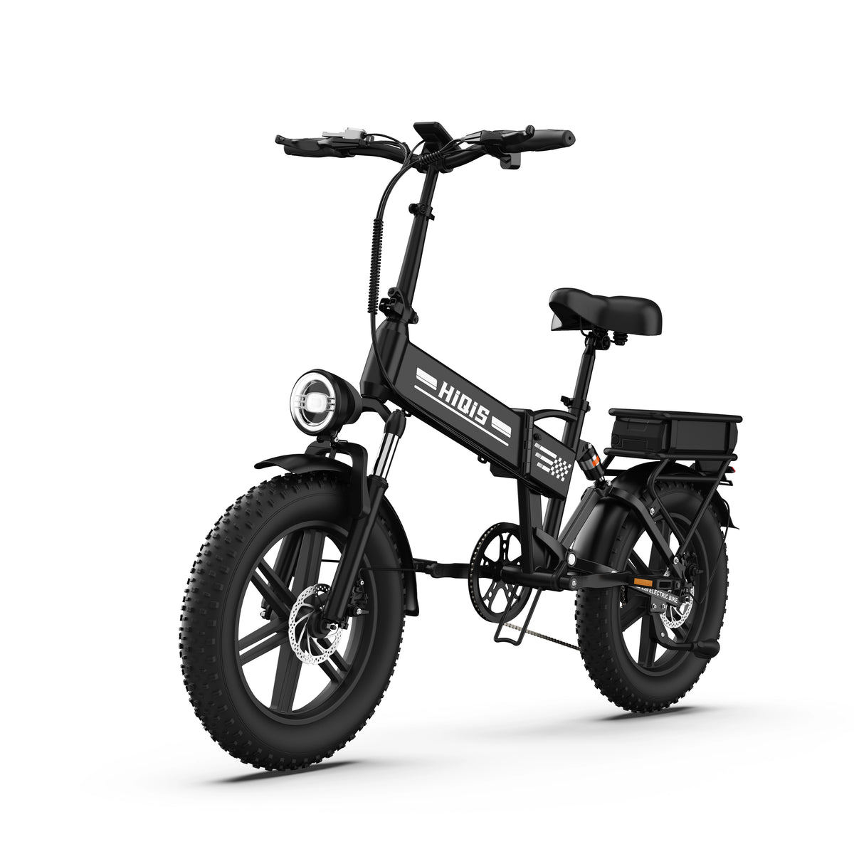 HiQiS E20 PRO Electric Cargo Bike with 48V 40Ah Dual Battery, 1000W Motor & 20” Fat Tires
