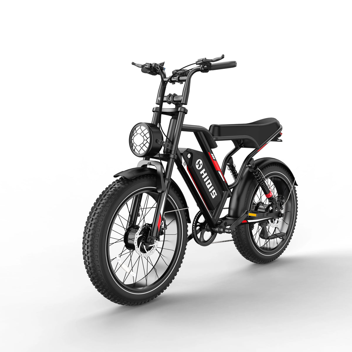 S8 1000W Electric Bike with 20×4.0 Fat Tires, 48V 20Ah Battery & Front Suspension